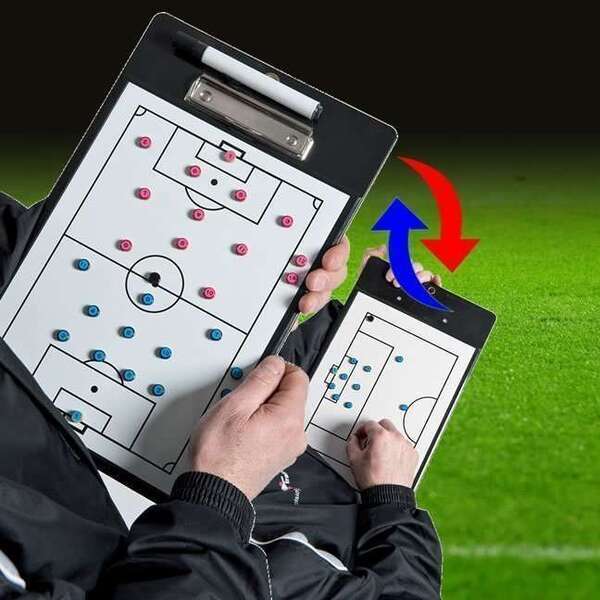 Precision dupla oldalú futball edzői taktikai felírótábla