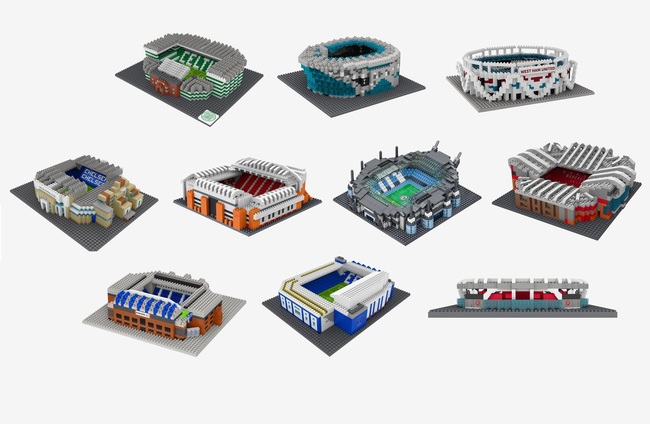 BRXLZ 3D Mini Stadion futballépítő szett