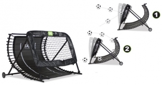 EXIT Kickback Multi-Station / futball rebounder / aktív fal / rugófal 124x90cm
